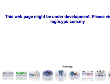 Tablet Screenshot of login.ypu.com.my